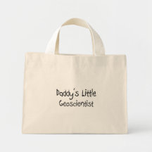 Daddy's Little Geoscientist Canvas Bag
