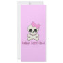 Daddy's little Ghoul Chiller Font Full Color Rack Card