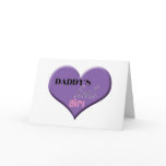 Daddy's Little Girl - Happy Father's Day Greeting Card
