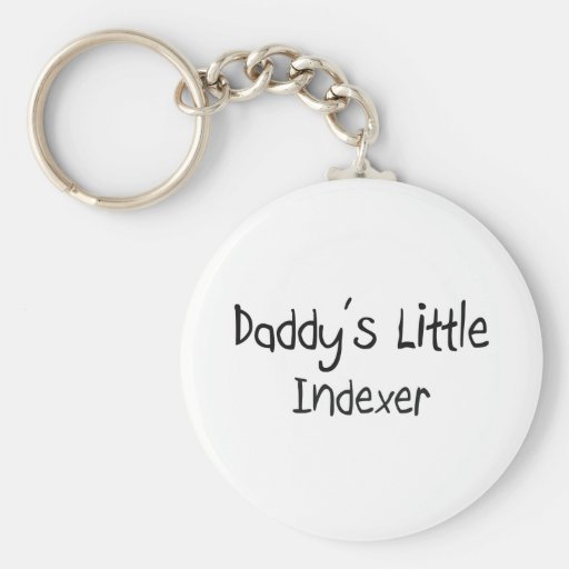 Daddy's Little Indexer Keychain