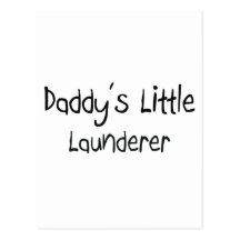 Daddy's Little Launderer Post Card