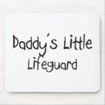 Daddy's Little Lifeguard mousepads