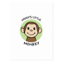 Daddy's Little Monkey Post Cards