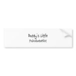 Daddy's Little Paleobotanist bumper stickers