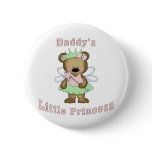 Daddy's Little Princess Pinback Buttons