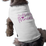 Daddys little princess doggie t shirt