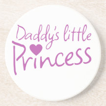 Daddys little princess drink coaster