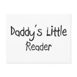 Daddy's Little Reader postcards