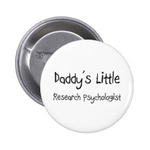 Daddy's Little Research Psychologist Pin