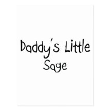 Daddy's Little Sage Post Cards