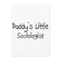 Daddy's Little Sociologist postcards