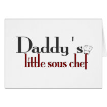 Daddy's little sous chef