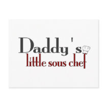 Daddy's little sous chef