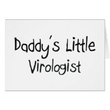Daddy's Little Virologist Cards