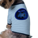 Dad's 40th Birthday Pet Tee Shirt