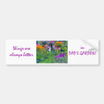 dad's flowers bumper sticker