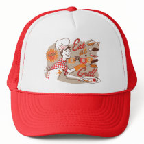 Dad's Grill Retro Father's Day Hat