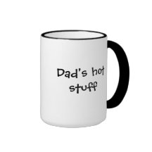Dad's hot stuff mug