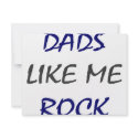 Dads Like Me Rock invitations