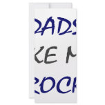 Dads Like Me Rock rack cards