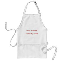 Dad's My Name Grillin's My Game Apron