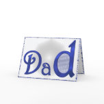 Dad's Name (photo frame) Greeting Cards