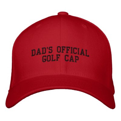 DAD'S OFFICIAL GOLF CAP EMBROIDERED HAT by mjc8693