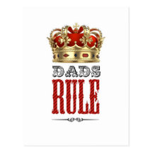 Dads RULE - Father´s Day Postal