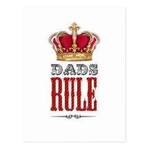 Dads RULE - Father´s Day Postal