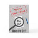 Dad's Stuff Top Secret cards