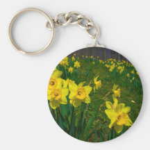 Daffodil Delight Keychain