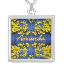 Daffodil Spring Name Pendant