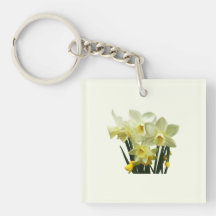 Daffodils and Buds Key Chains