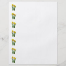 Daffodils At Attention Flyer Design
