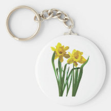 Daffodils At Attention Keychains