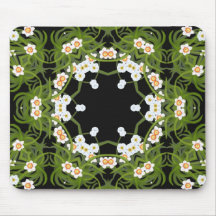 Daffodils Geometric Mousepad