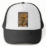 Daffodils in a Burlap Vase hats