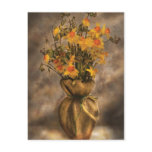 Daffodils in a Burlap Vase postcards