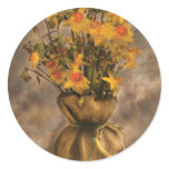 Daffodils in a Burlap Vase stickers