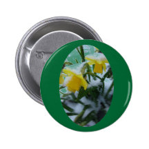 DAFFODILS IN THE SNOW BUTTON