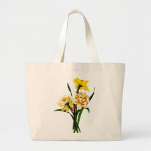 Daffodils or Narcissus By Pierre Joseph Redoute Bag