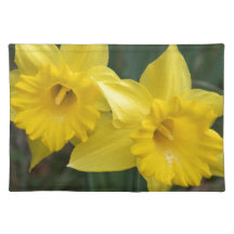 daffodils placemats