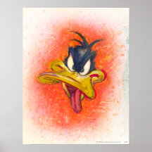 Daffy Duck in Orange Posters