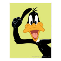 Daffy Duck With a Great Idea Postcards