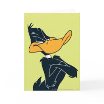 Daffy Duck with Arms Crossed Greeting Cards