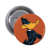 Daffy Duck with Arms Crossed Pinback Button