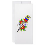 Dagger Flowers and Love Tattoo rack cards