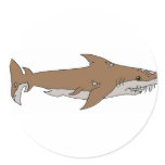 Daggermouth Shark Round Sticker