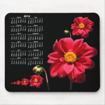 Dahlia 110 calendar ~ mousepad
