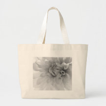 Dahlia Black & White Macro Bag